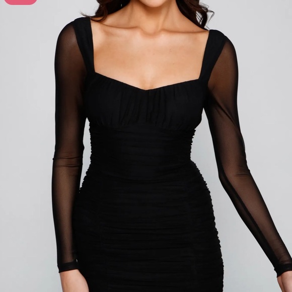 Windsor Dresses & Skirts - Windsor Black Long Sleeve Dress size L
